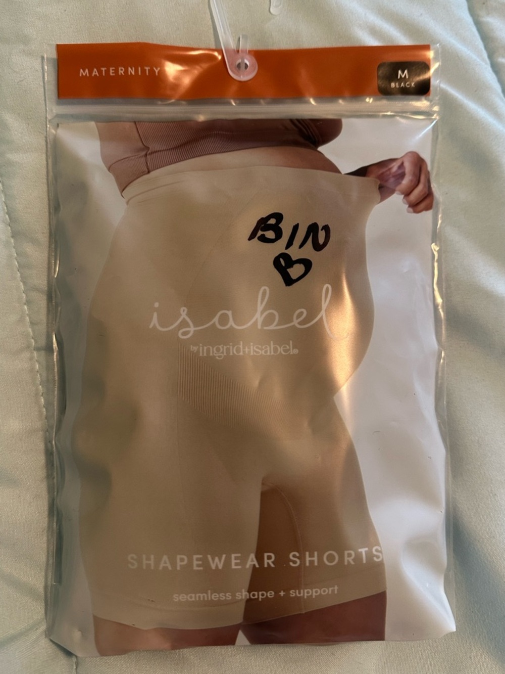Isabel by Ingrid + Isabel Black Maternity Shapewear Shorts
